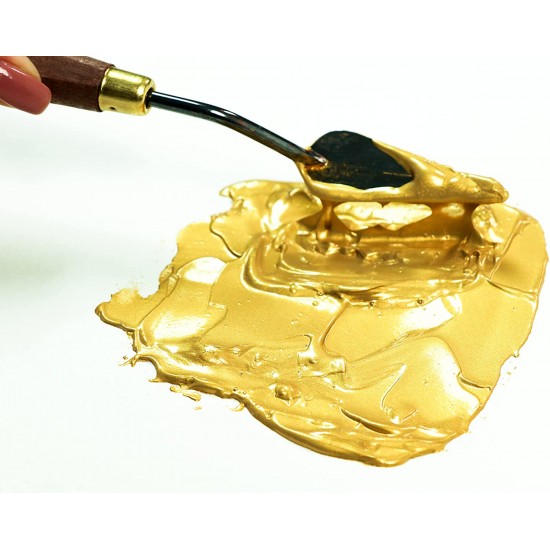 Gold 500ml Acrylic High Viscosity Paints Studio Pebeo French